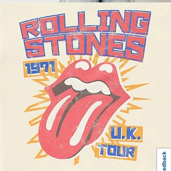 **NWT** the Rolling Stones Crewneck - Picture 2 of 5